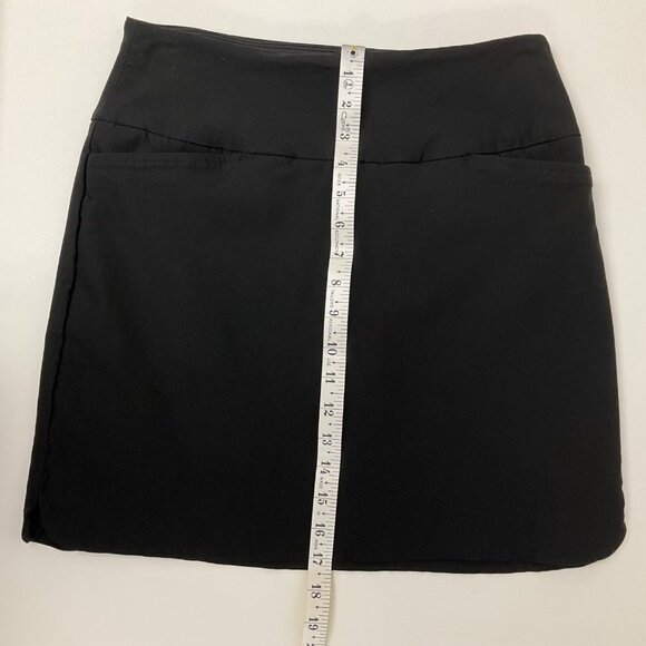 SC&Co Womens Small Black Stretch Mini Pull On Skort Skirt Golf Tennis Active - Picture 9 of 9